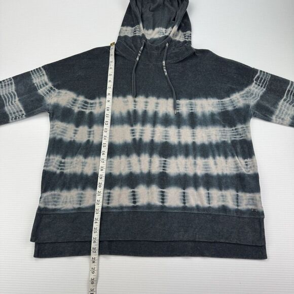 American Eagle Hoodie XL Gray Tie Dye Pullover Sweatshirt Boho - Picture 9 of 10